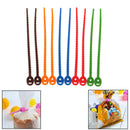 10pcs Bag Ties Cable Zip Tie Twist Multi-use Bag Clip Bread Tie Food Sa- OZ