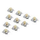 10Pcs Micro waterproof copper tactile tact touch push button switch SMD 4x4xY Ew