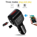 Mini Bluetooth Car Kit MP3 Player FM Transmitter Adapter Handsfree USB Charger