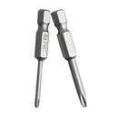 12pcs High Quality 1/4" 50MM PH00-PH2 Magnetic Cross Head Screwdriver Bits YM