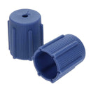 5pcs Air Conditioner Charging Port Service Cap Protective Dust Cap Blue