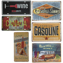 15x30cm Metal Tin Sign Plaque Wall Art Poster Cafe Bar Sheet Decor -I WINE