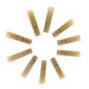 Durable 10Pcs Alto Saxophone Sax Reeds Length 7cm for Saxophonist Performance