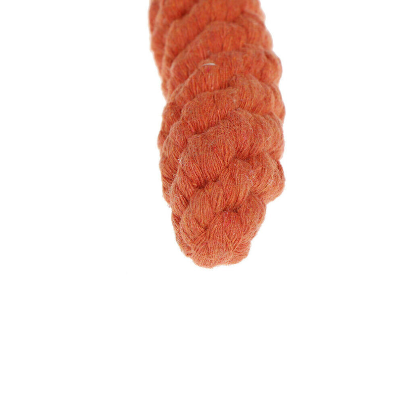 Chew Toys Braided Cotton Rope Carrot Durable Dog Teeth Cleaning For Pet Bite  TE