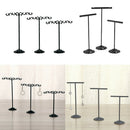 Earring T Shape Stand, 3 Pcs Black Metal Earring Display T Bar Earring Holder 01