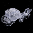 12Pcs/Lot Clear Candy Boxes, Retro Carriage Shaped Wedding Favor Boxes Party