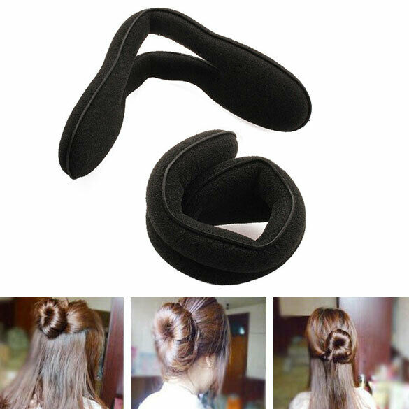 Beauty Magic Sponge Clip Foam Bun Curler Twist Hair Styling Maker Tool A#S