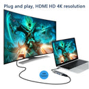 USB 3.1 Type-C HUB Splitter for Laptop PC HDMI 2 USB 3.0 SD TF Converter Adapter