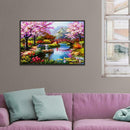 5D DIY Full Drill Diamond Painting Park View Cross Stitch Embroidery Mosaic