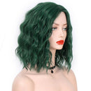 Short Curly Wig Full-End Lace Female Headdress With Chemical Fiber Corn Cur V5G8