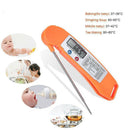 Digital LCD Food Kitchen Oven Cooking Meat BBQ Grill Thermometer(Orange) A