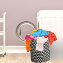 Large Capacity Foldable Laundry Basket Clothes Drawstring Storage Bucket