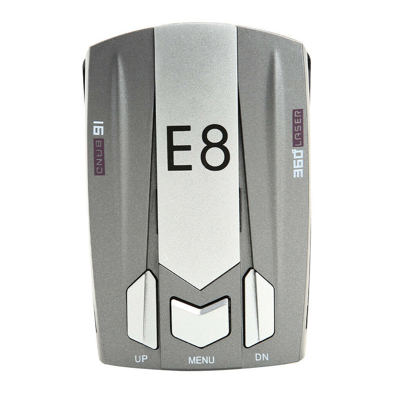 E8 2020 Car Radar Detector English Russian Human Voice Speed Warning X K
