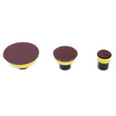 3Pcs M10 Air Angle Grinder Polish Pad Kit 1 2 3 Inch Hoop and Loop Backed P