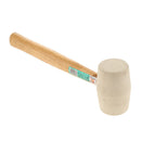 Rubber Mallet Hammer with Hardwood Handle for Outdoor Camping, Gardening