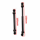 2Pcs Black Stainless Drive Shaft 105-150mm for RC Crawler Car 1/10 D90 SCX10