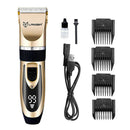 Cordless USB Electric Pet Hair Trimmer Set Mute Razor Clipper Dog Shaver
