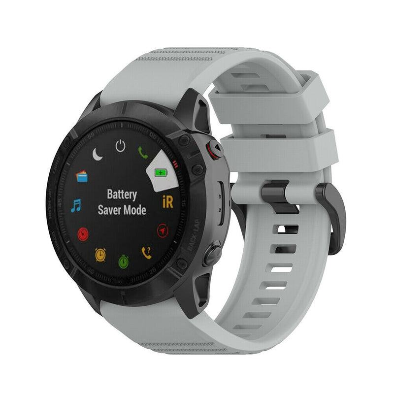 Silicone Strap Band for Garmin Fenix 6X 6X Pro 5X 5X Plus 3 HR 26mm Bracelet