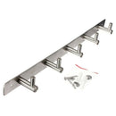 Wardrobe wall Wardrobe Hook hook rail stainless steel 5 hooks T9H2