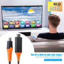 2m Mini DP to HDMI 4K 60Hz Male to Male Video Audio Cable Adapter Converter