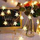 5V USB Powered Remote Control Warm White Fairy Garland Light Home Holiday Party