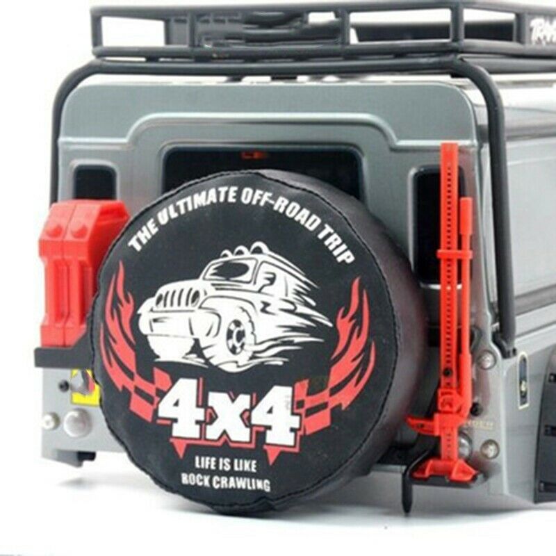 Spare Tires Cover for 1/10 Rc Crawler Traxxas Trx-4 Axial Scx10 P1I6