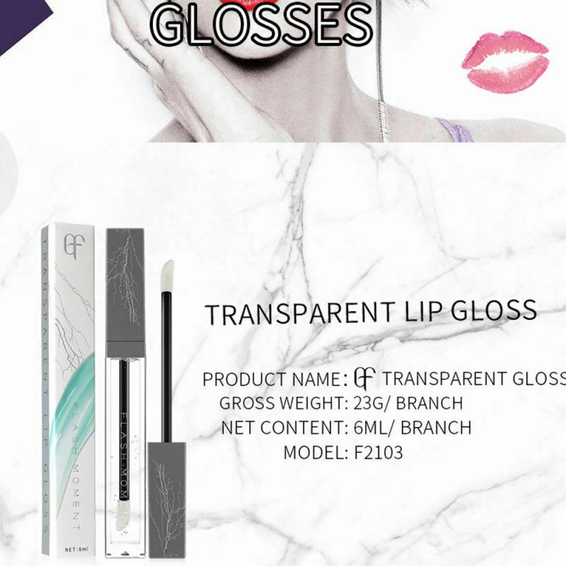 Moisturizing Plumper Natural Liquid Shimmer Lipstick Makeup Lip Gloss Cosmetics