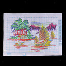 11 Count Stamped Cross Stitch Embroidery Craft DIY Gifts for DIY Home Decor