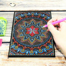DIY Mandala Special Shaped Diamond Painting 50 Pages Notepad A5 Sketchbook