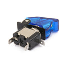 2 Pieces 12V/20A Car SPST Toggle Rocker Switch Control with Blue LED Lights