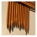 36 single pointed knitting needles made of bamboo, size of 18 kinds of carb J2L4