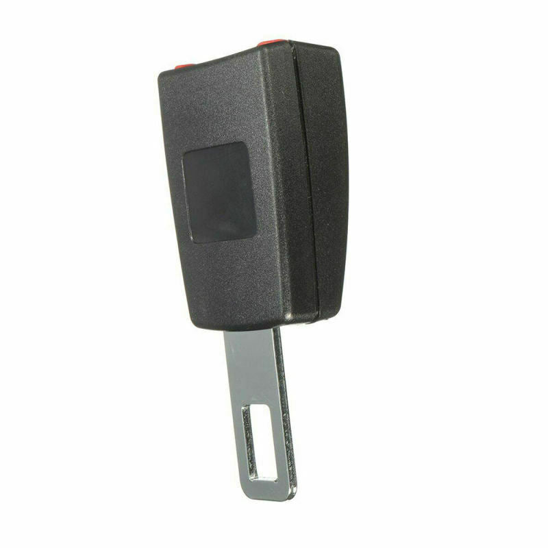2Pcs Car Safety Seat Belt Buckle Extension Extender Clip Stopper Black Uni WBZ