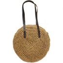 Handmade Round Shoulder Bag For Women Female Handbag Summer Bohemian Beach