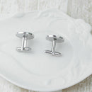 1 Pair Fashion Men's Cufflinks Fashion Round eyes Shirt Cufflinks Cuff Link