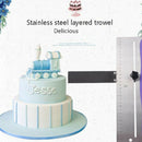 Adjustable Cake Scraper Baking Crisp Corners Cakes Comb Metal Cake Edge Smoo Gw