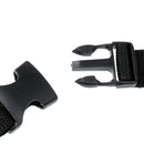 Scuba Dive Lanyard Clip Nylon Webbing Strap Quick Release Buckle 40cm Black