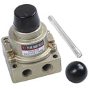 VH200-02 1/4 PT 3 Position 4 Way Rotary Lever Hand Valve