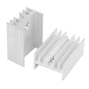 10 x black 21x15x10mm aluminum cooling body for TO-220 transistors M7A6
