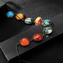 New Hot Universe Pendant Solar System Eight Planets Space Glass Necklace Jewelry