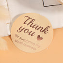 500 Pcs/roll  Thank you Stickers Seal Labels Wedding Party Decoration Sticke Hn