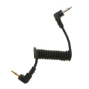 2.5mm to 3.5mm Male Flash PC Sync Cord for Canon 7D 5D II 1D 1DS Nikon D100 D700