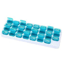 One Month Pill Organiser 31 Day Box Lid Medicine Tablet Storage Box Dispens C6E4