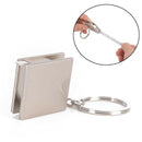 1pc Mini practical tape measure keychain key chain ring keyring key fob holderOZ