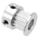 Aluminum GT2 16 Teeth 6mm Bore Timing Belt Pulley Flange Synchronous Wheel  U3Y6