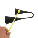Metal Two Tone Cowbell with Plastic Striker Percussion Instrument JC&M