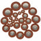 27pcs Saxophone Pads Sax Sheep Leather Pads Replacement for Soprano Saxopho