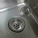 3.5" Commercial Kitchen Sink Basket Drain Strainer New Rim Steel Stainless X3R5