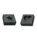 2x Graphite Ingot Mould Mold Melting Refining Scrap for Copper Brass Zinc