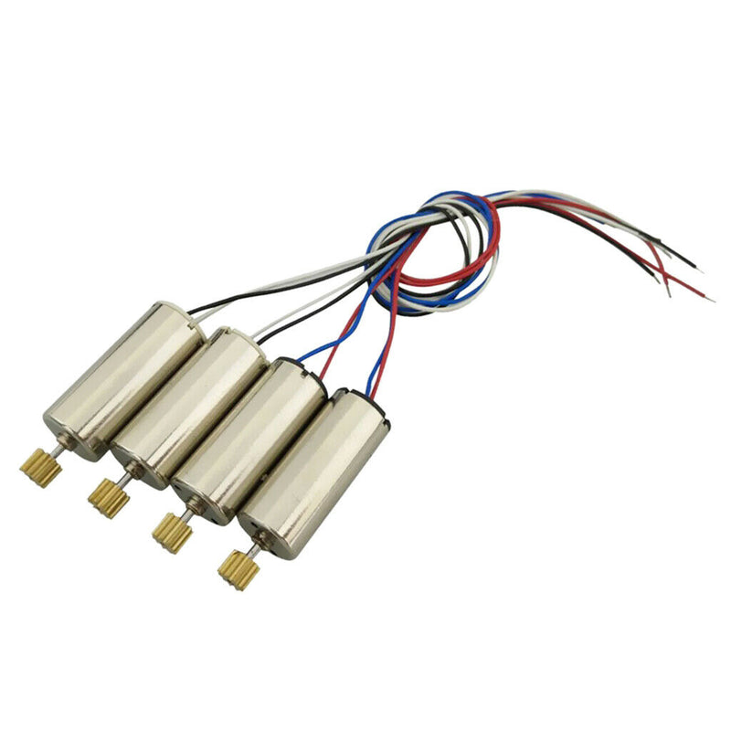 Set of 4 Clockwise & Anti-clockwise Metal 7.4V Coreless Motors with Copper Gear