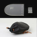 2pcs Leather Craft Acrylic Pouch Bag Coin Purse Pattern Templates Stencils